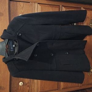 Anne Klein hooded pea coat
